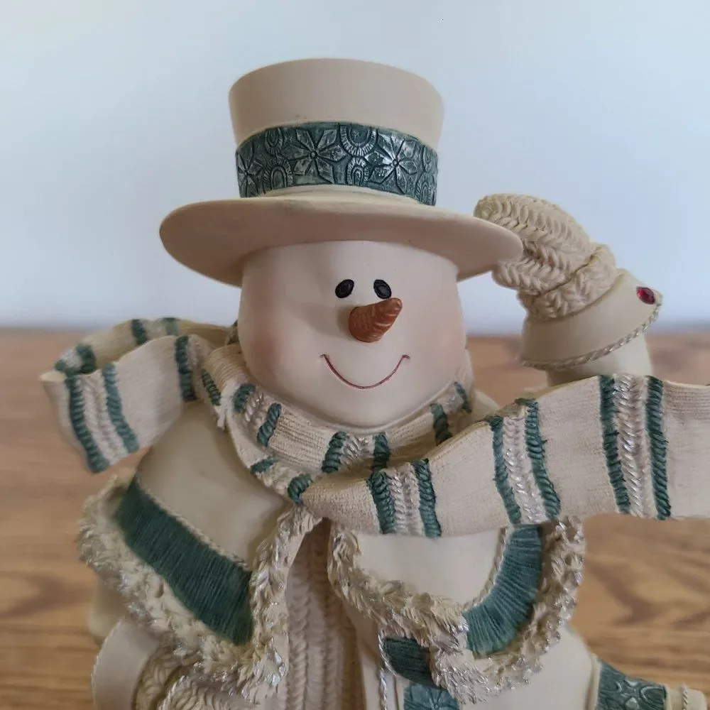 Vintage St. Flurry's Cornelius Vanderfrost Snowman Figurine 78817 © 2002
